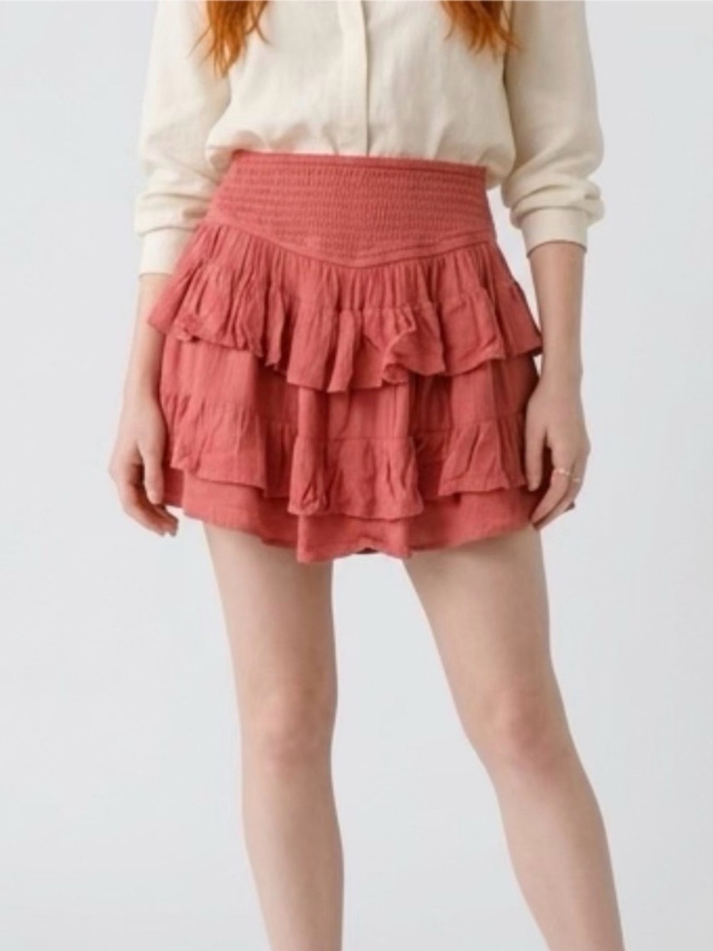 Hollister Layered Ruffle Mini Skirt